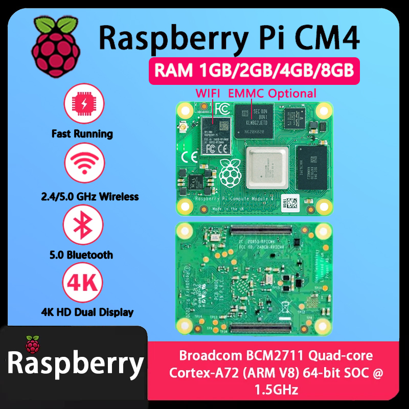 Raspberry Pi CM4 1GB/2GB/4GB/8 – Compute Module 4 32Gb Wifi Bewertung und Preis