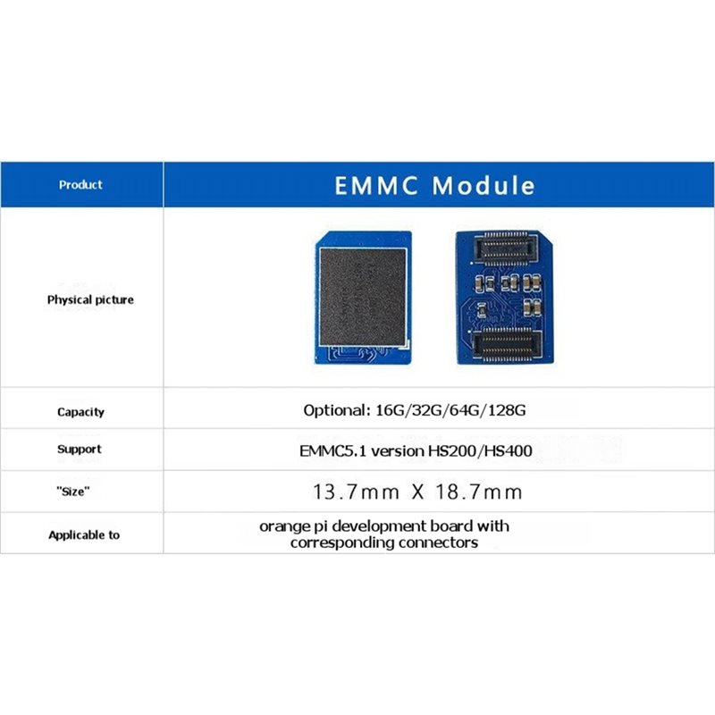 A13E-EMMC 32GB Modul für Orang – Orange Pi 5 Plus 32Gb Bewertung und Preis